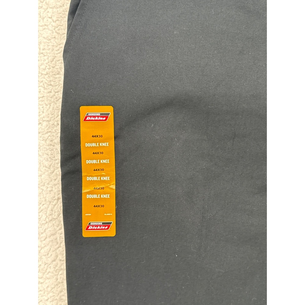 Dickies Mens 44x30 Black Double Knee Relaxed Fit Flex Straight Leg Pants - Picture 2 of 6